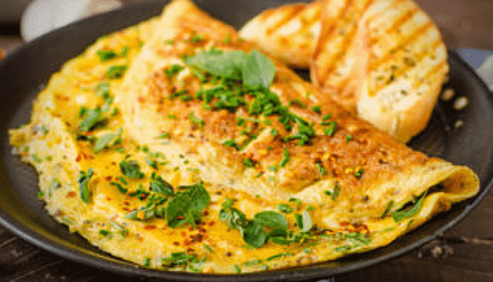 omelete simples receita