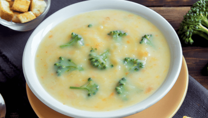 sopa de queijo simples