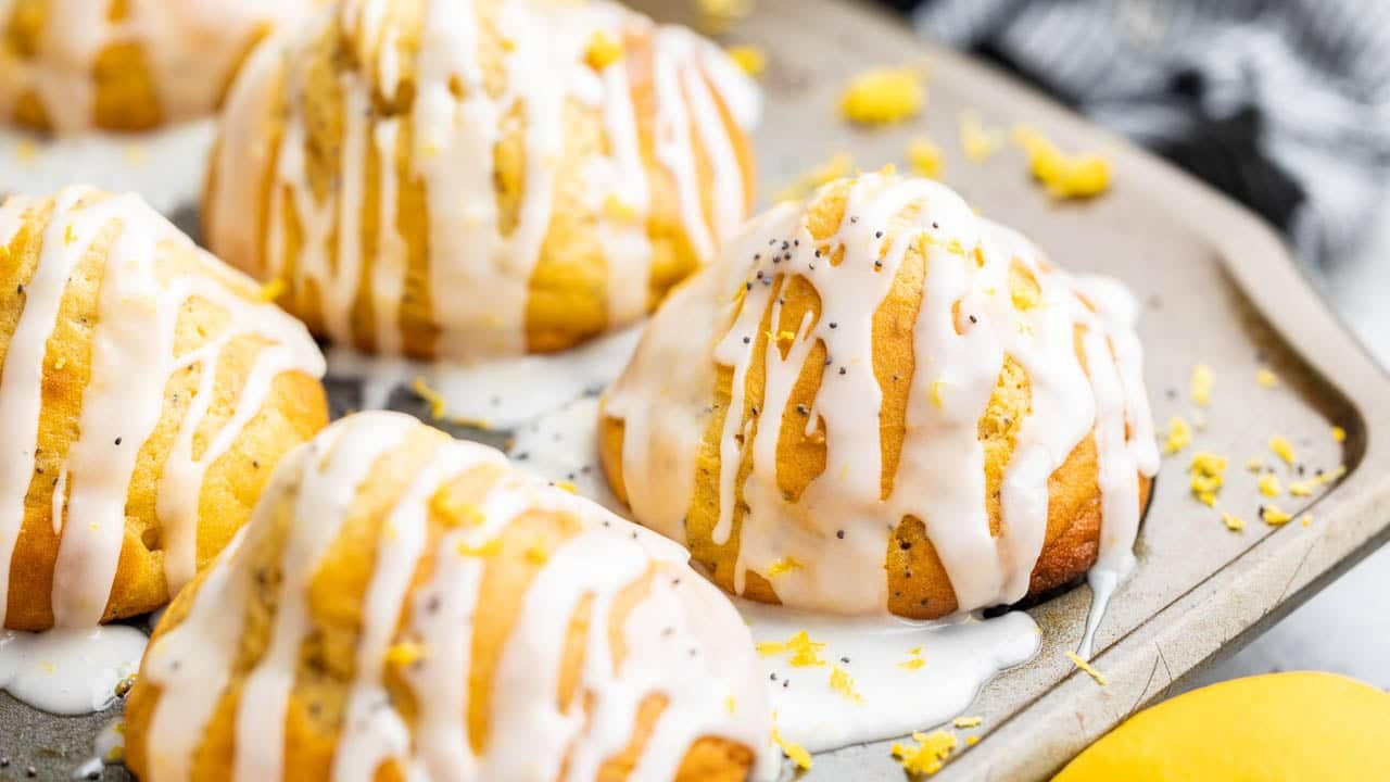 Muffins caseiros de limão e sementes de papoula aprenda